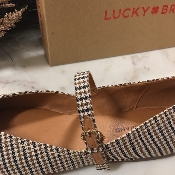 🍁”FALL” Plaid MaryJane LuckyBrand🥿 Flats 🍁C - Picture 3 of 6